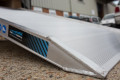 Folding heavy duty van ramp cut end