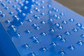 Punched metal tread 