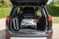 Premium multifold ramp folded in back of vehicle