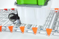 Trolley on loading ramp 