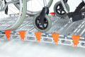 Disabled access ramp in use