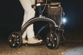 Rollator in use at night