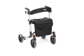 Drive X Fold 4 wheel rollator with seat, backrest and bag