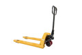 Steel yellow pump truck 