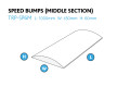 1.5M Heavy Duty Speed Bump kit with Steel Plate (1500mm x 450mm x 60mm)