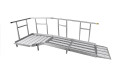 Aluminium Modular Ramp Kit with Platform and Handrails - 1300mm x 3000mm ramp section