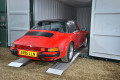 Car loading ramps in to container 