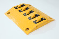 Yellow tyre killer with shark teeth 