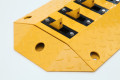 Steel flow plate with end caps 