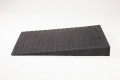 Side view of rubber ramp 