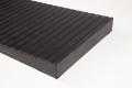 Side view of rubber ramp