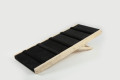 Side view of the wooden pet ramp 