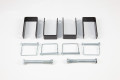 Brackets for the motorcycle loading ramps  
