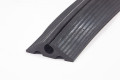 Cable Protector with Yellow Safety Stripes or Black (2000kg Capacity, Channel Size 20mm Diameter)