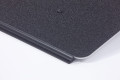Rubber on the bridge threshold ramp 