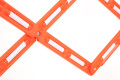 Orange and yellow barrier