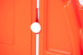 Close up of the portable barrier