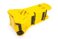 Yellow Expandable Barrier on Wheels  (Expands to 3.85m)