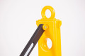 Plastic Expandable Safety Barrier Black & Yellow (Expands up to 2.3m) - Water Filled
