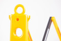Plastic Expandable Safety Barrier Black & Yellow (Expands up to 2.3m) - Water Filled
