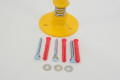 3 fixings for the bollard 
