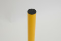 Rubber at the top of the security post 
