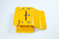 Flow plate for one way traffic control in car parks