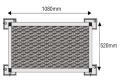 Adjustable step kit measurements birds eye view