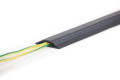 3 Channel Cable Protector in Black