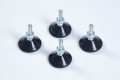 Half Step Standard 115 x 760 x 405mm 300kg Capacity Black with Pair of Standard Size Handrails