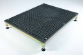 Large turning platform for wheelchairs 