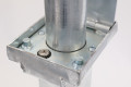 Steel telescopic lockable bollard 