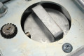Handle and key on the telescopic bollard 