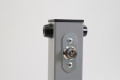 Lock on the folding bollard