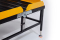 Portable platform assembled with fixing pins