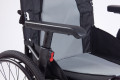 Adjustable armrests on the self propelled wheelchair