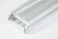 Hinge on the aluminium loading ramp 