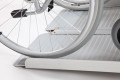 Folding wheelchair ramp raised edges 