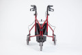Aluminium 3 Wheel Rollator Tri-Walker with bag, basket and tray