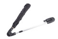 Black umbrella for use with the saljol rollator 
