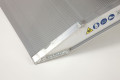 Angled foot of the ramp