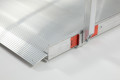 Grip surface on wheelchair ramps