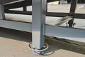 Feet of the yard ramp