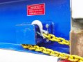 Yard ramp steel safety chain 