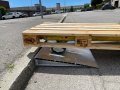 Pallet truck going up ramp 