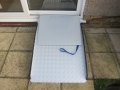 Ramp on a PVC door 