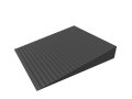 Pair of rubber ramps built to a smooth gradient 