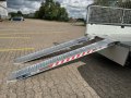 heavy duty Aluminium loading ramps on trailer 