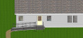 Modular wheelchair ramp with handrails 