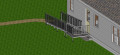 Side view of modular ramp 